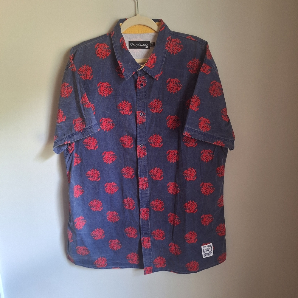 Play Cloths University Red And Blue Shirt - Size 2XL